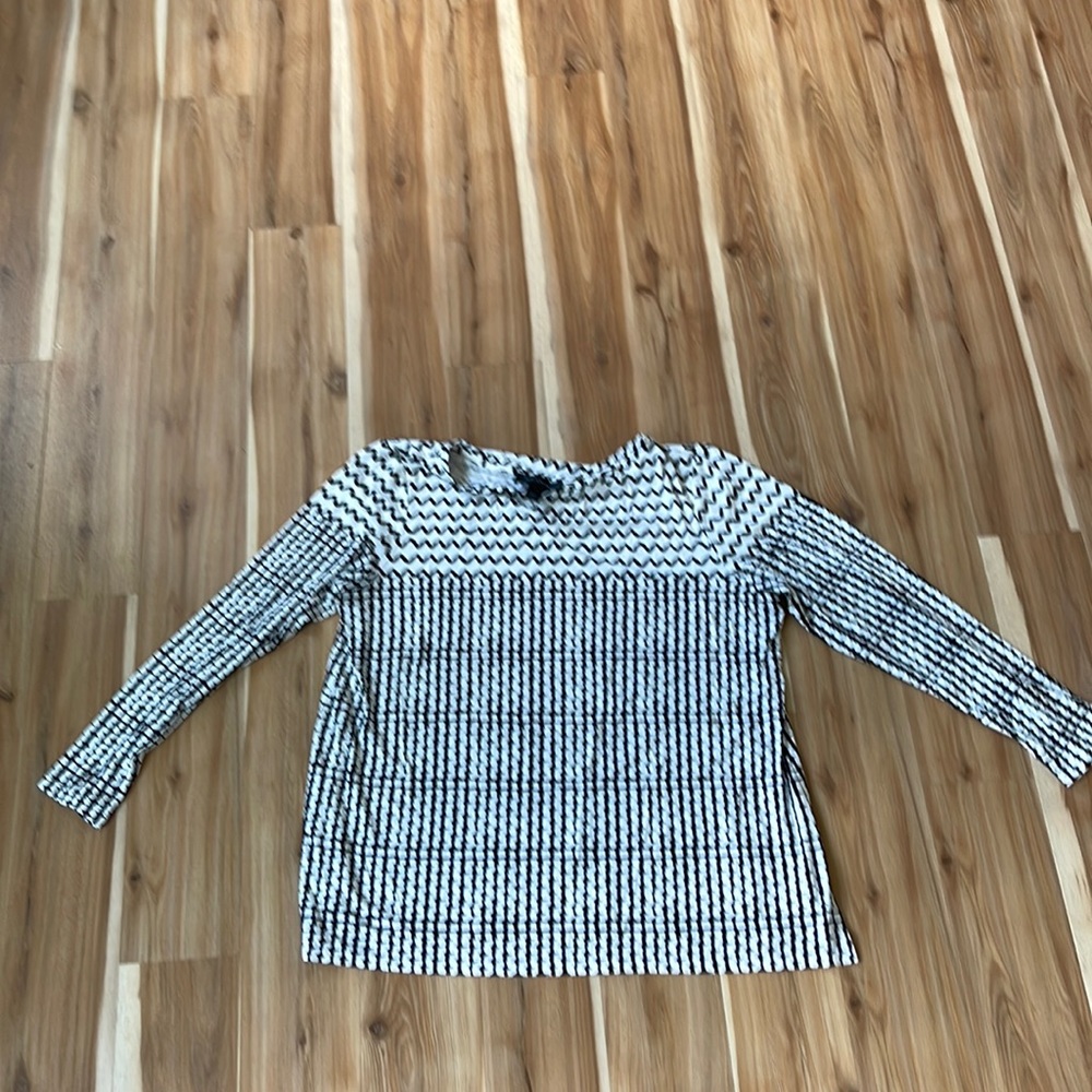 St John large geometric pattern shirt